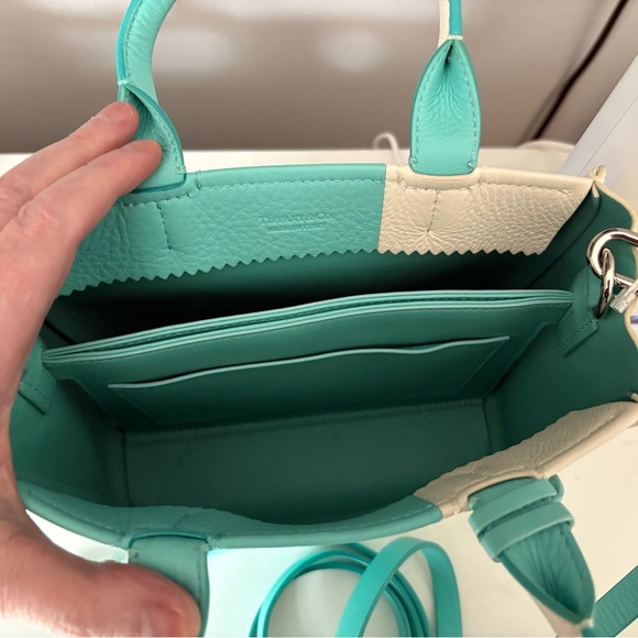 Tiffany & Co. Colour Block Two Way Micro Tote Handbag - Picture 10 of 17
